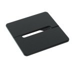 Pasacable cuadrado para tablero Ecla - lote de 2