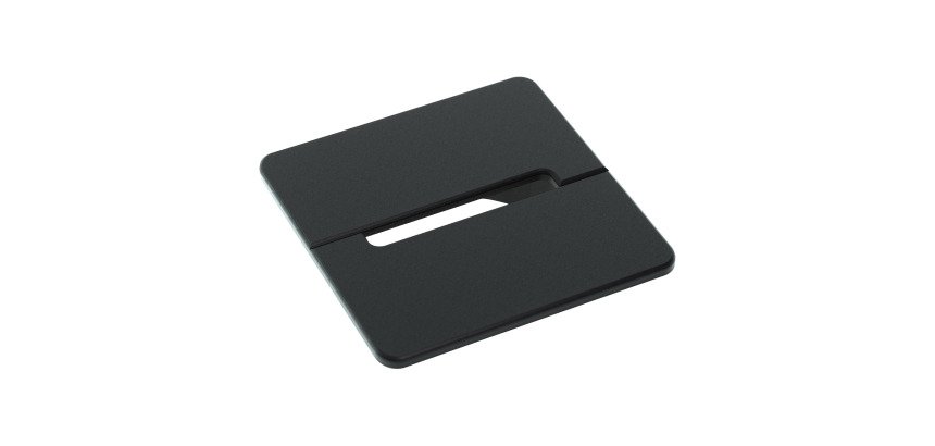 Pasacable cuadrado para tablero Ecla - lote de 2