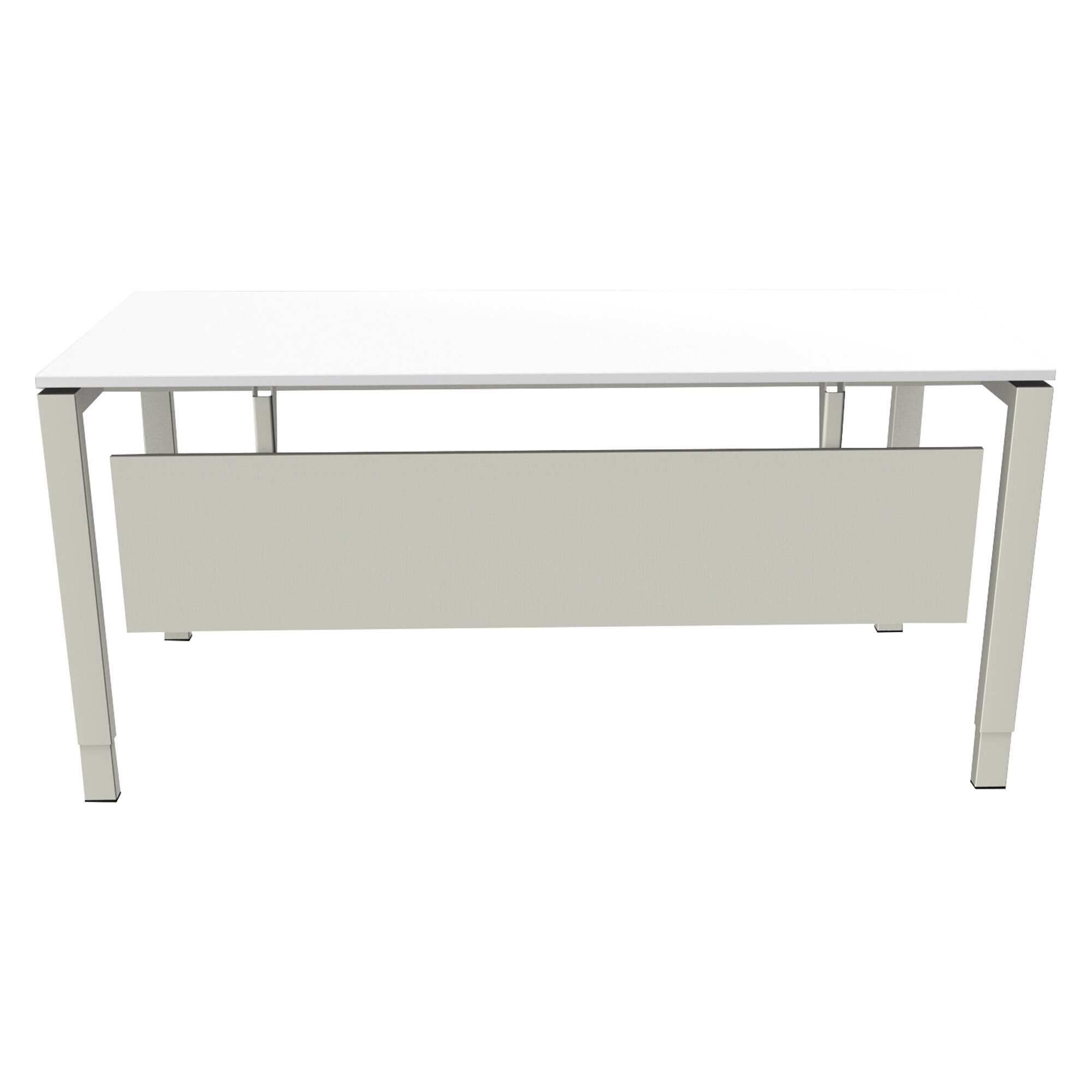 Voiles de fond argent Ultra pour bureau L 200 cm