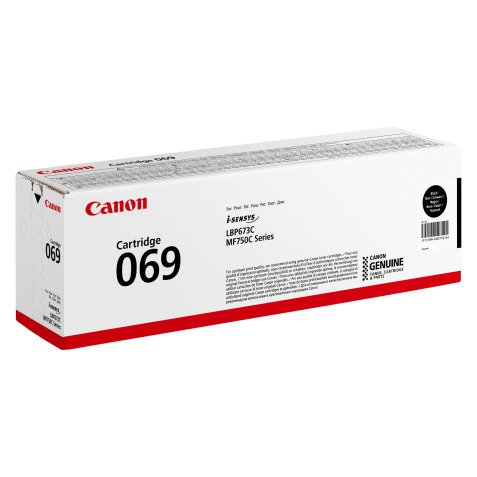 Canon 069 tóner original negro
