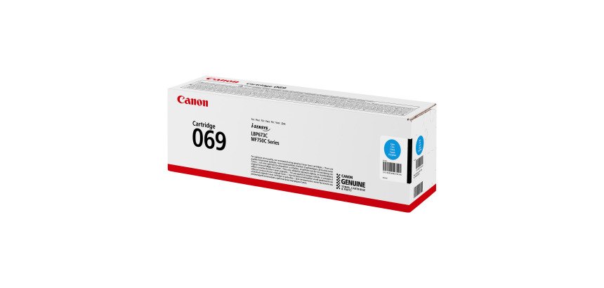 Toner Canon 069 couleurs séparées pour imprimante laser