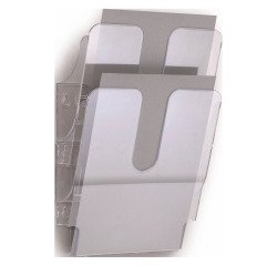 DURABLE Literature Display Flexiplus 2 A4 Polysterol Transparent 24.7 x 10 x 36 cm 2 Pieces