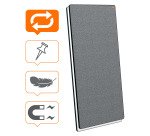 Nobo Move & Meet Collaboration System Portable Whiteboard 1915563 Lacquered Steel 90 x 180 cm White, Grey