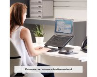 Supporto notebook Fellowes Designer Suites nero 330 x 305 x 101 mm
