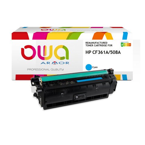 Toner OWA compatibile HP CF361A / 508A ciano