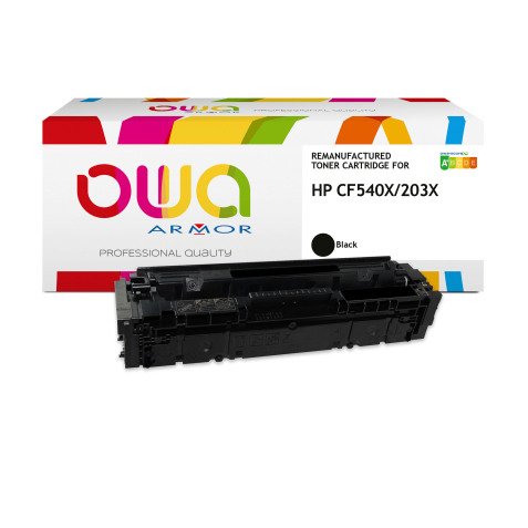 TONER OWA COMPATIBILE HP CF540X / 203X NERO