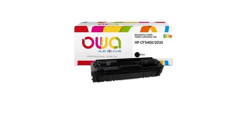 TONER OWA COMPATIBILE HP CF540X / 203X NERO