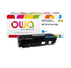 Toner OWA compatibile Hp CF411A / 410A ciano