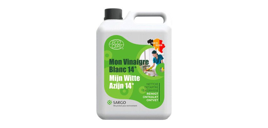 White vinegar 14° - 5 L canister