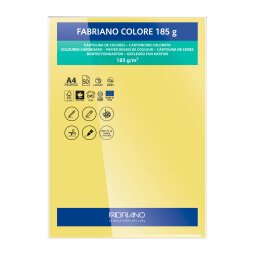 Cartulina Fabriano Colore A4 185 g - Paquete de 50