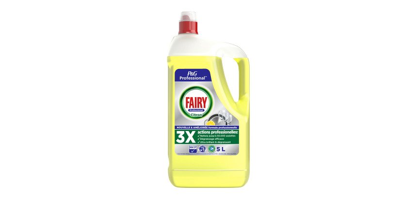 Liquide vaisselle Fairy citron - Bidon de 5 litres