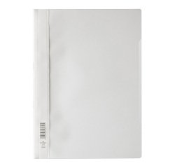 Presentation folders with metallic slats DURABLE - white