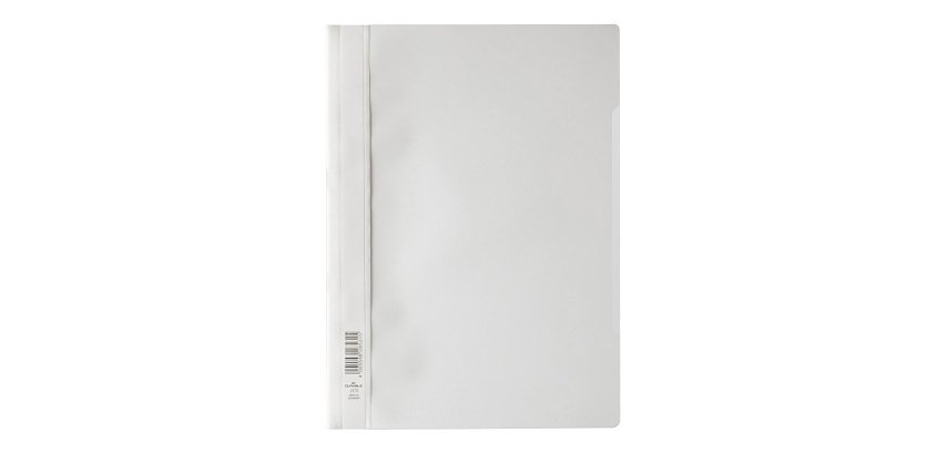 Presentation folders with metallic slats DURABLE - white