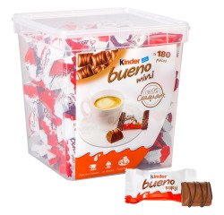 Bueno Mini Kinder - Schachtel mit 972 g - 180 Stück