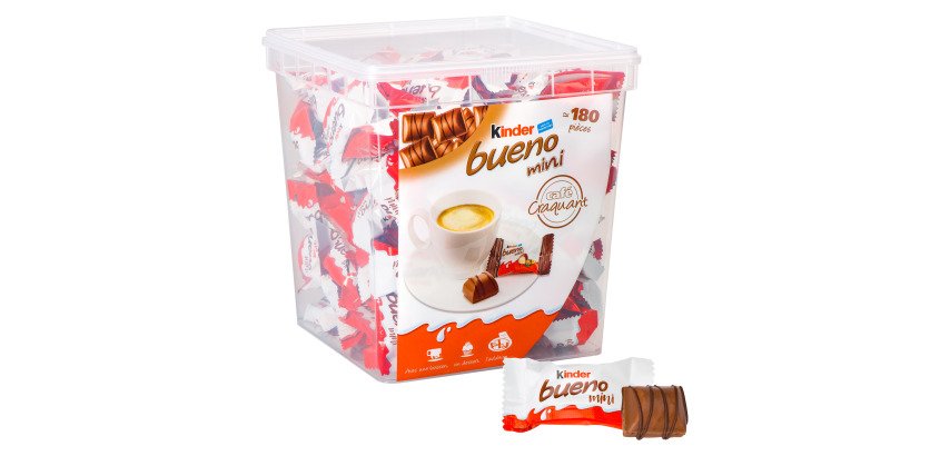 Bueno mini Kinder - Box of 972 g - 180 pieces