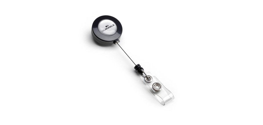 Enrouleur Durable avec lanière bouton pression - boîte de 10