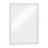 Pochette d'affichage adhésive A4 Duraframe Durable blanc - Lot de 2