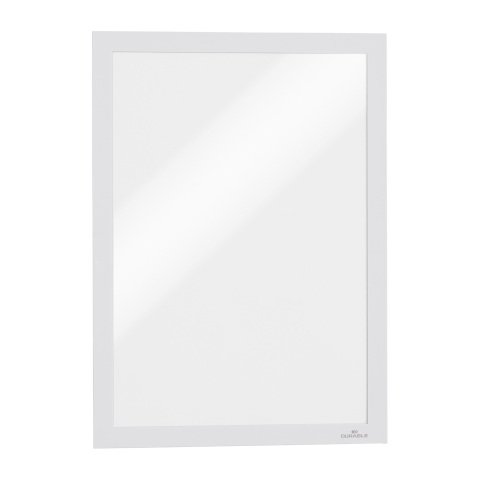 Fundas adhesivas Duraframe Durable formato A4 blanco - pack de 2