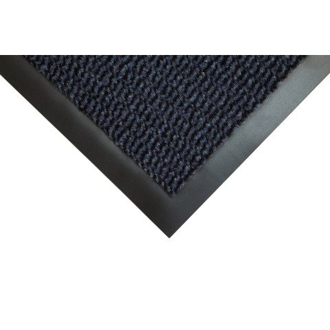 Felpudo de entrada Vyna-Plush 120 x 180 cm azul