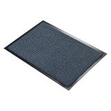 Tapis d'entrée économique Vyna-Plush, 60 x 90 cm, bleu