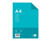 Papel liderpapel A4 8o g  liso - Paquete de 100 hojas + 10 hojas gratis