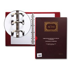Libro de actas hojas moviles Miquelrius