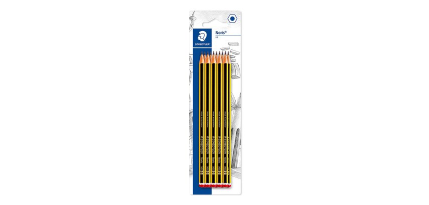 Lápices de grafito staedtler noris nº2 hb blister de 10 unidades