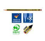Lápices de grafito Staedtler noris nº2 hb Blister de 12 uds + afilalapiz + goma