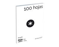 Papel liderpapel a4 antartik 100 g liso blanco paquete de 100 hojas