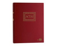 Libro de Actas liderpapel din a4 actas 30 anillas con 100 hojas movibles foliadas