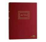Libro de Actas liderpapel din a4 actas 30 anillas con 100 hojas movibles foliadas