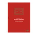 Libro de Actas liderpapel din a4 actas 30 anillas con 100 hojas movibles foliadas