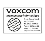 Tampon texte personnalisable Printy 4927 4.0 Trodat monochrome 9 lignes