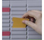 Fiches en T indice 2 / 60 mm - Lot de 100