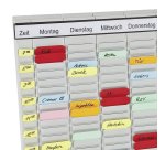 Planning à fiches T multi-usages. 12 colonnes taille 2 + 2 colonne taille 1 Franken