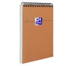 Bloc de bureau orange Oxford 14,8 x 21 cm spirale - 5 x 5 - 80 feuilles