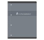 Cahier spirale Conquérant 7 intégrale et 4 trous Q5/5  A4+ 23 x 29,7 cm - quadrillé - 160 pages
