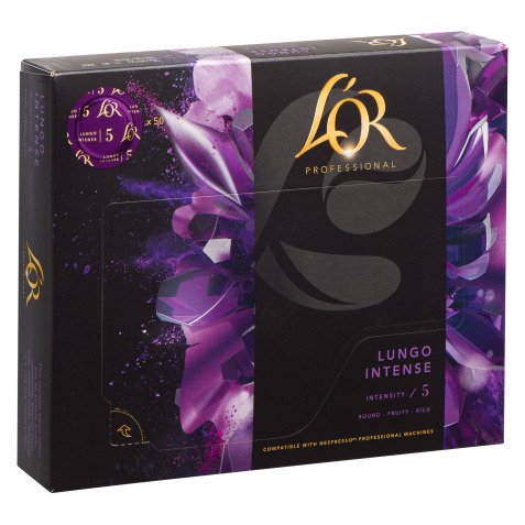 Koffiepads Suprême Lungo Intense L'OR Professional - doos van 50