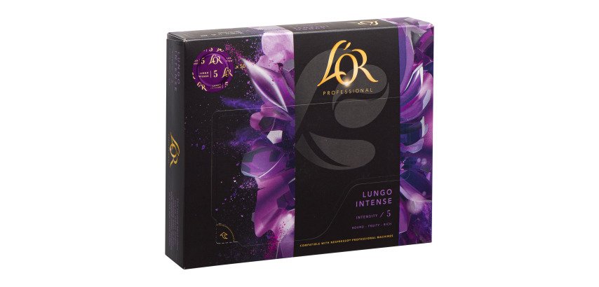 Kaffeekapsel L'OR Professional Suprême Lungo Intense - Packung mit 50 Stück - Kompatibel mit Nespresso Professional
