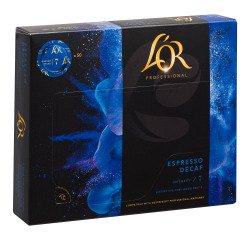 Coffee capsule L'OR Professional Decaffeinated Espresso - Box of 50 - Compatible with Nespresso Professional