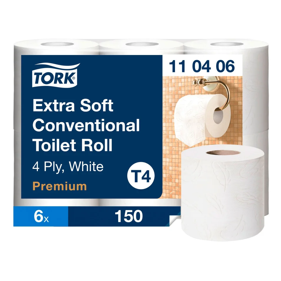 Papier toilette triple épaisseur Renova couleur - Paquet 6 rouleaux