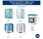 Bobine d'essuyage à dévidage central Tork M4 Reflex Maxi blanche - Carton de 6
