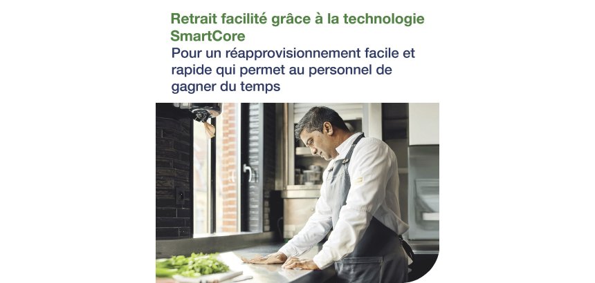 Bobine d'essuyage à dévidage central Tork M4 Reflex Maxi blanche - Carton de 6