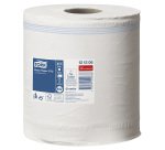 Bobine d'essuyage à dévidage central Tork Wiper 320 blanche - carton de 6