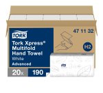 Essuie-mains pliage enchevêtré Tork H2 Advanced - Carton 3800
