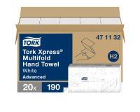 Essuie-mains pliage enchevêtré Tork H2 Advanced - Carton 3800