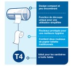 Papier toilette double épaisseur Tork Premium gaufré - Carton 48 rouleaux 198 feuilles
