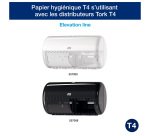Papier toilette double épaisseur Tork Premium gaufré - Carton 48 rouleaux 198 feuilles