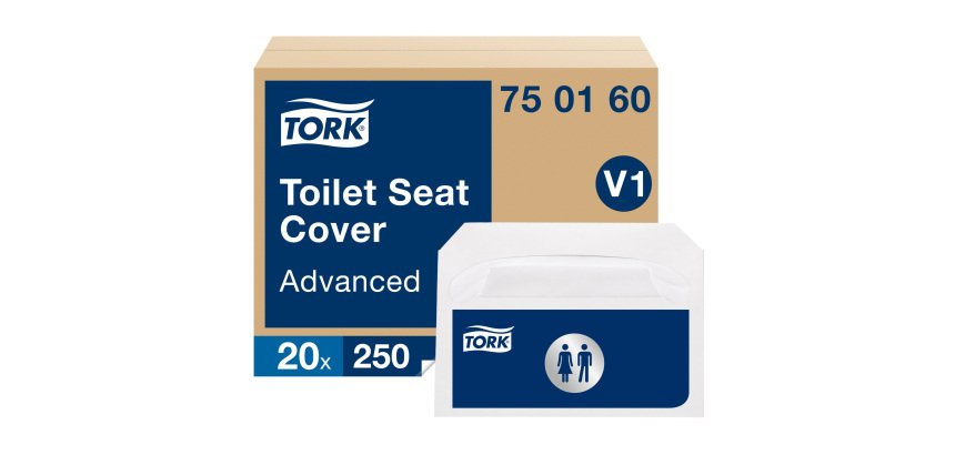 Couvre-sièges WC Tork V1 papier soyeux, blanc
