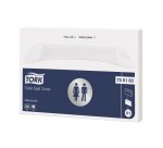 Couvre battant WC Tork papier soyeux blanc